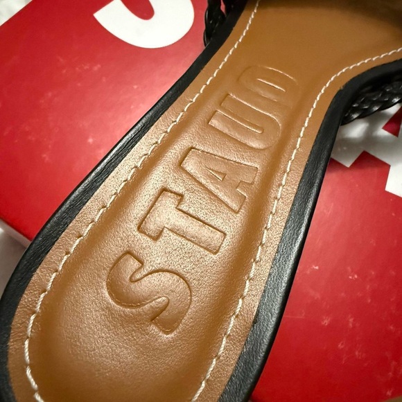 NWT STAUD Classic Simone Crochet Heel Black SZ 38.5 (8.5) - Picture 6 of 8